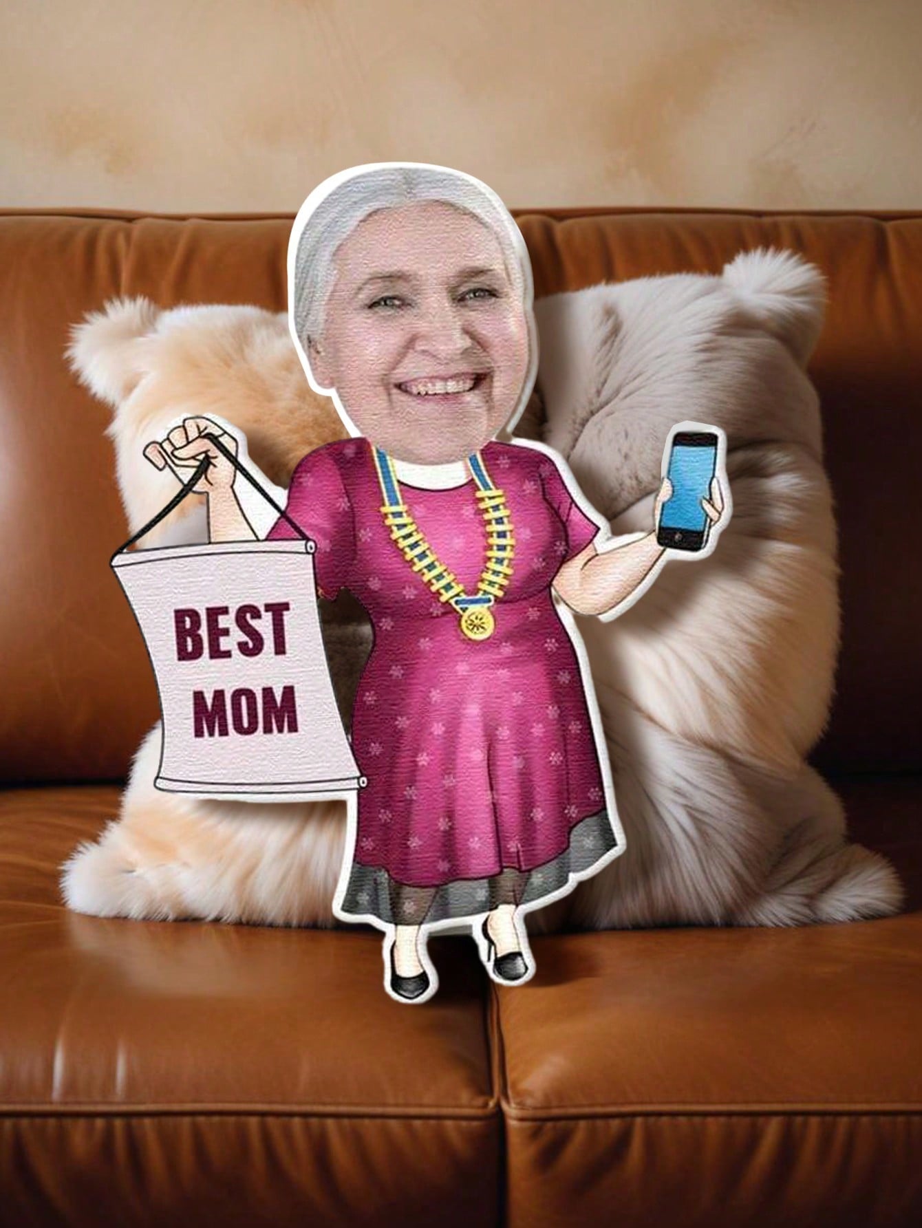 Home Textiles Usa - 1pc Custom Face Pillow Personalized Photo