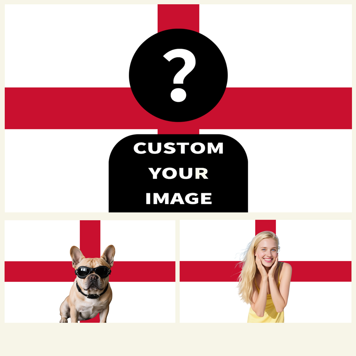 Home Textiles Usa - 1pc 2D FLAT Personalize England Tapestry