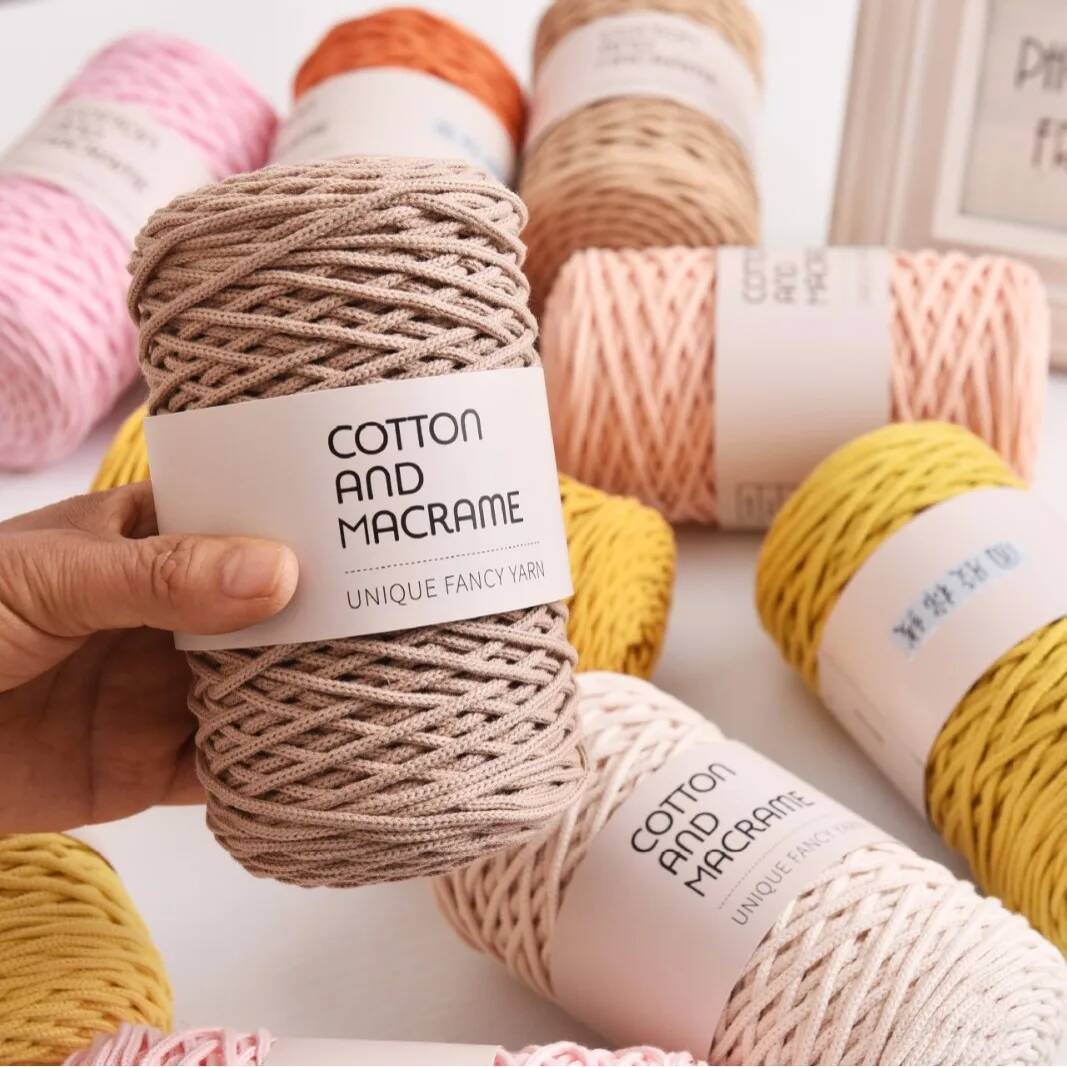 Home Textiles Consultant - 200g Pure Cotton Yarn,110m 3mm Round