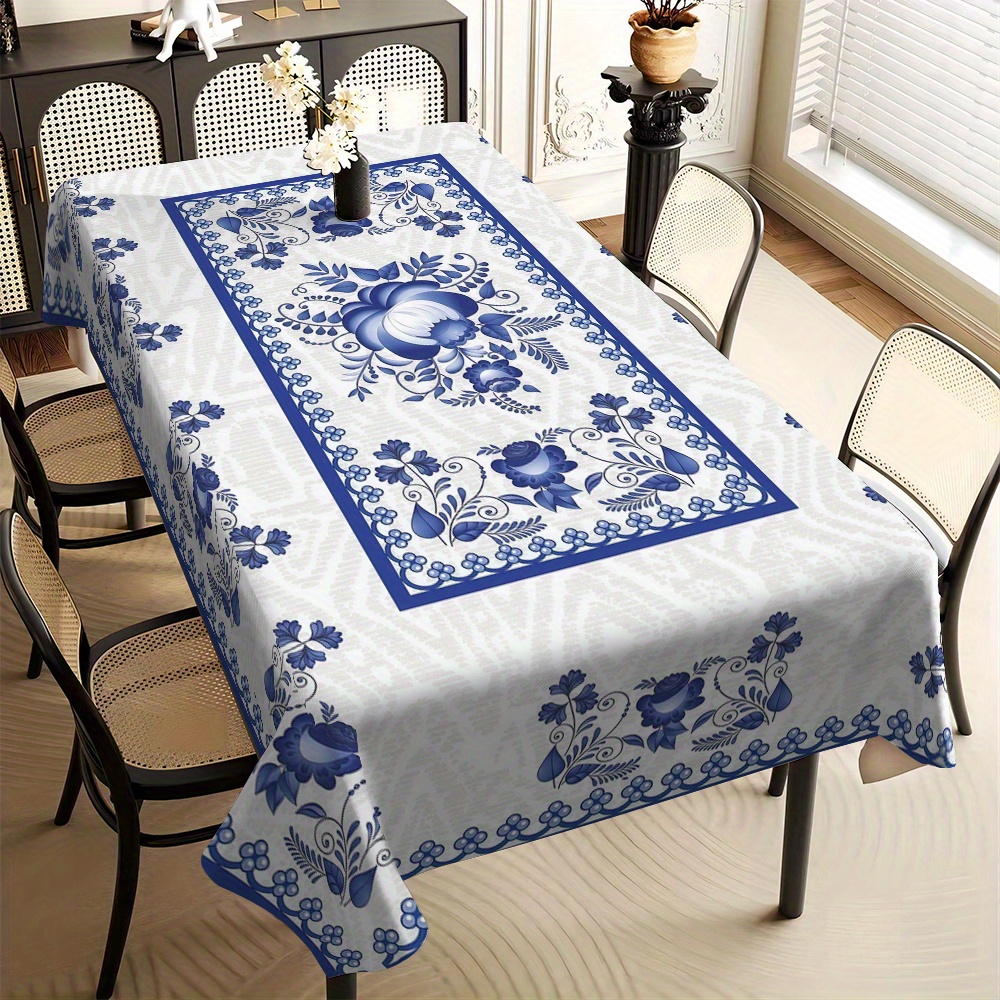 Home Textiles Usa - Country Style Square Tablecloth for Kitchen,