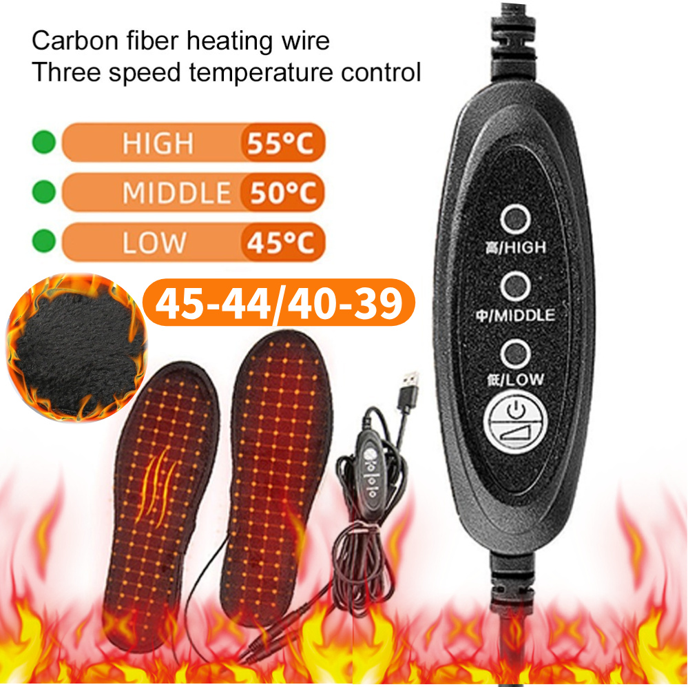 Heated Pad Electric - USB Heated Shoe Insoles Feet Warm