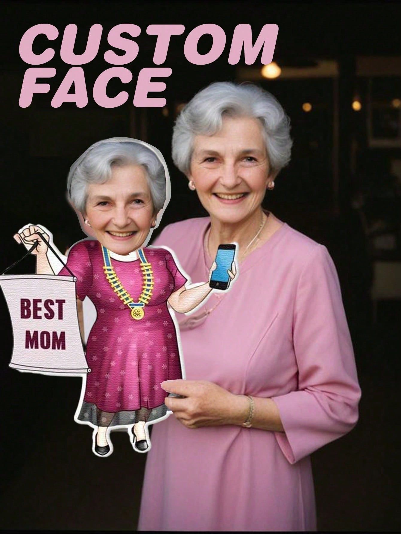 1pc Custom Face Pillow Persona - Home Textiles Usa ulasan dan harga