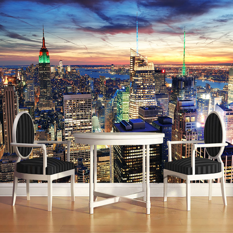 Custom Photo 3D Mural Wallpape - Home Textiles City ulasan dan harga