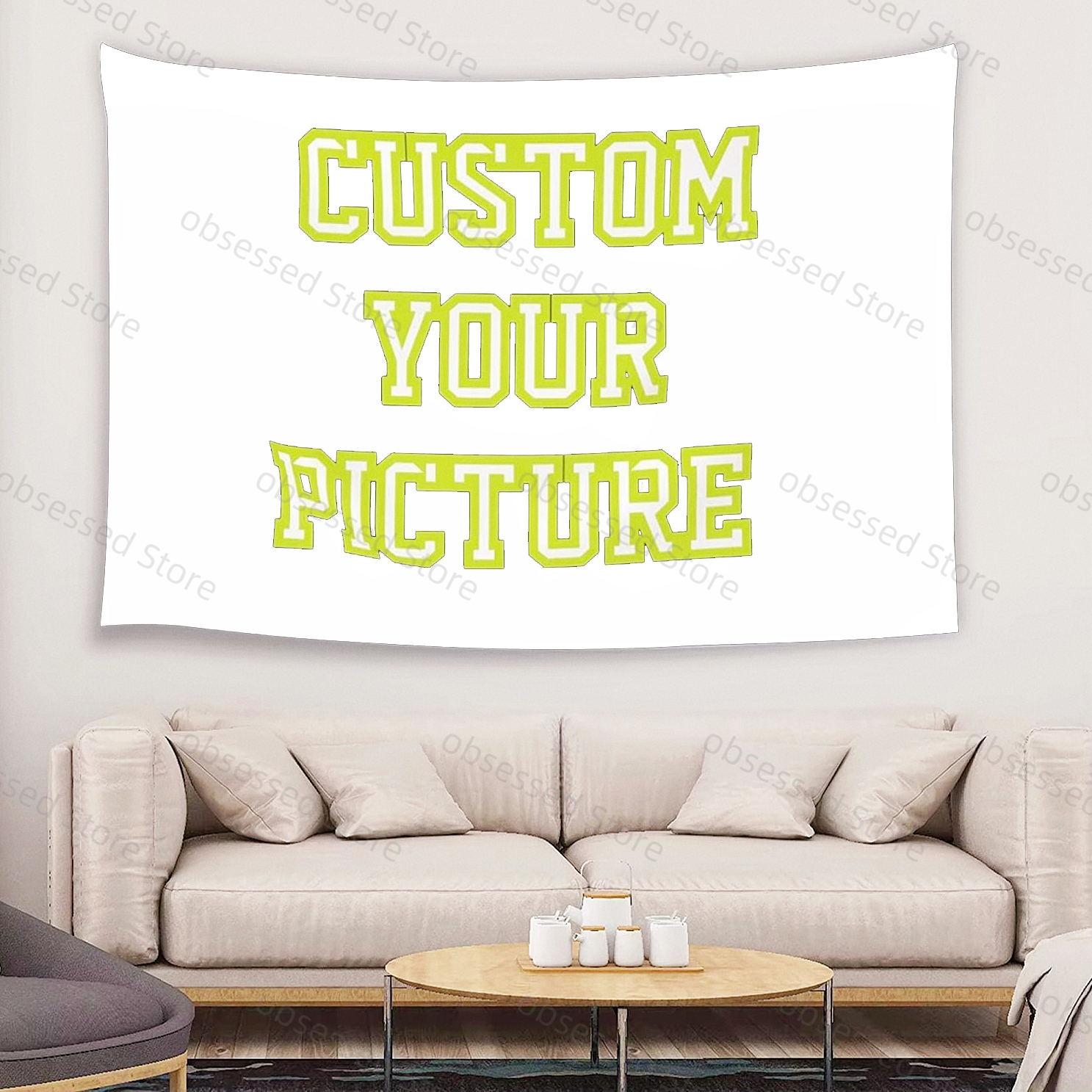 Customized tapestry printing f - Home Textiles Usa ulasan dan harga