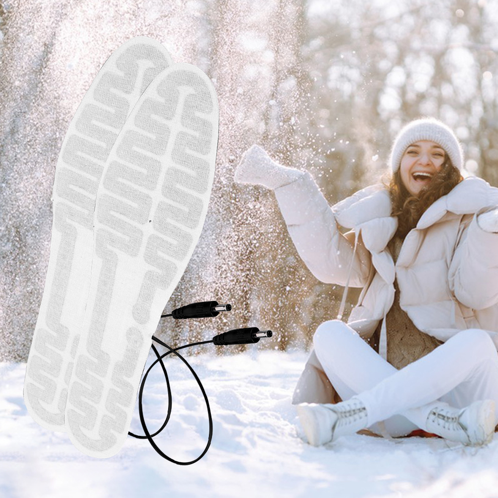 USB Heated Shoe Insoles Foot W - Heated Pad Electric ulasan dan harga