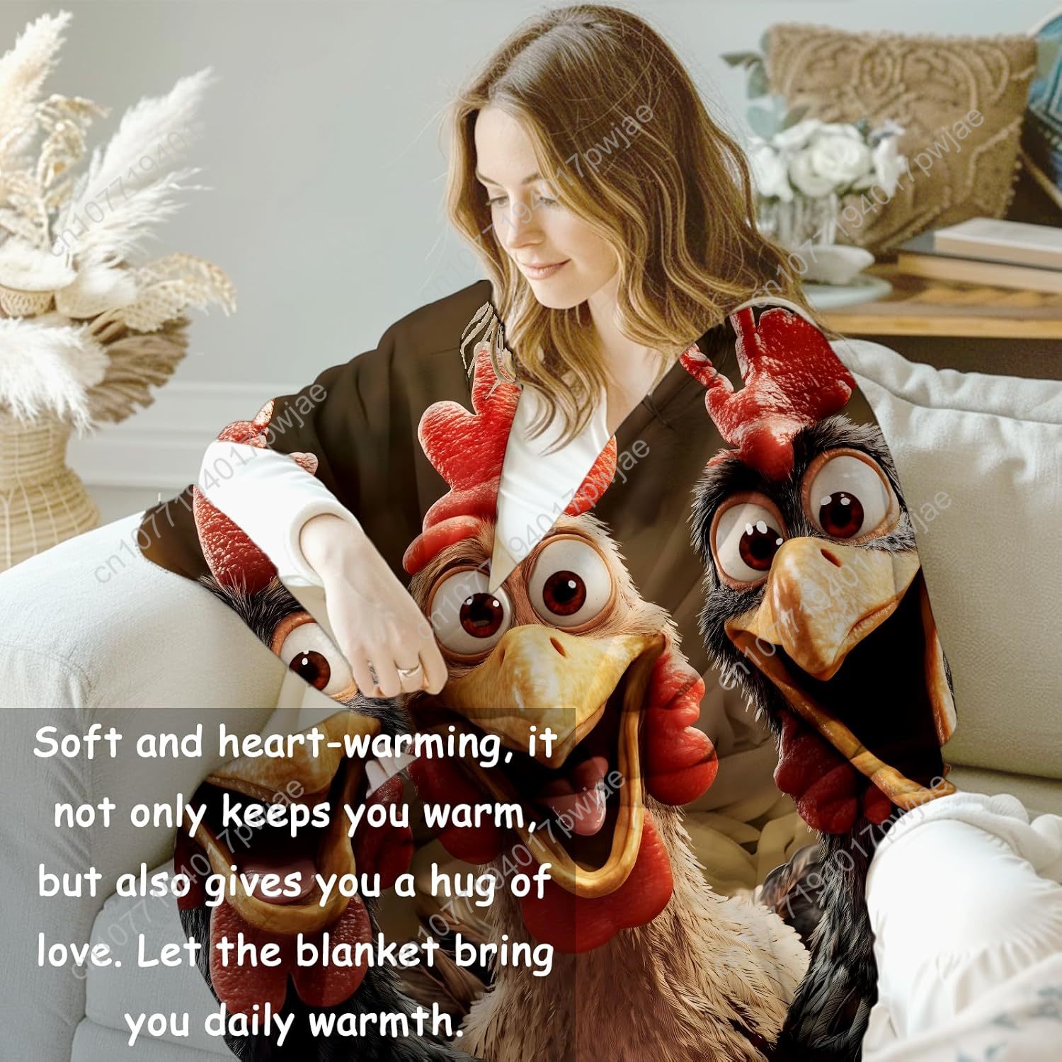 Chickens Blanket Gifts for Wom - Home Textiles Usa ulasan dan harga