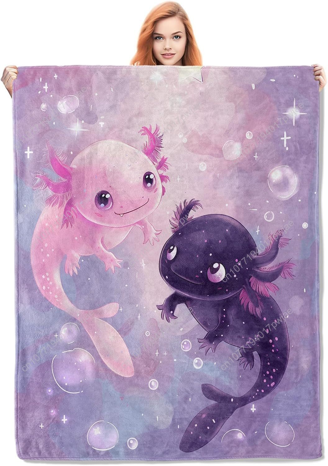 Axolotl Blanket Cute Axolotls  - Home Textiles Usa ulasan dan harga