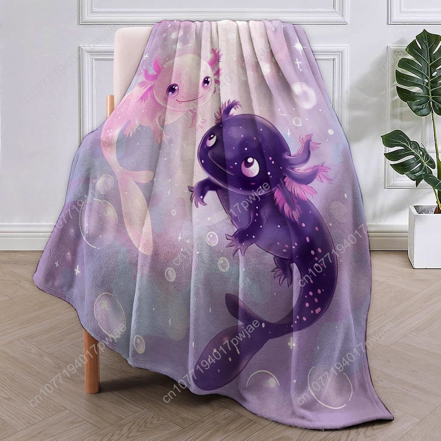 Axolotl Blanket Cute Axolotls  - Home Textiles Usa ulasan dan harga