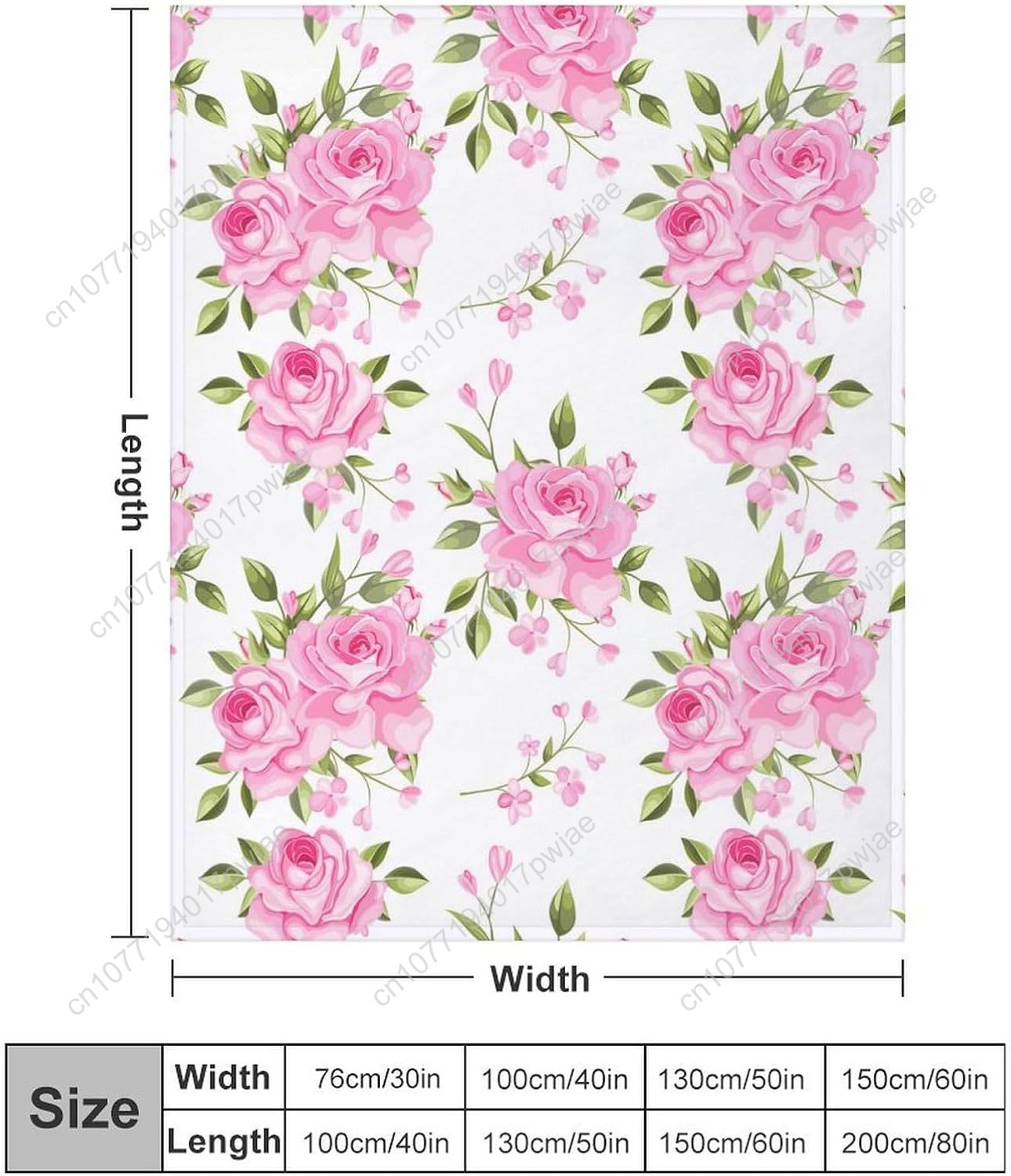 Pink Flower Throw Blanket Flor - Home Textiles Usa ulasan dan harga