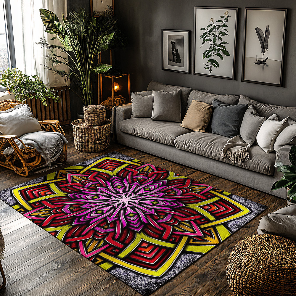 Stylish Moroccan Area Rug Non  - Home Textiles Com ulasan dan harga