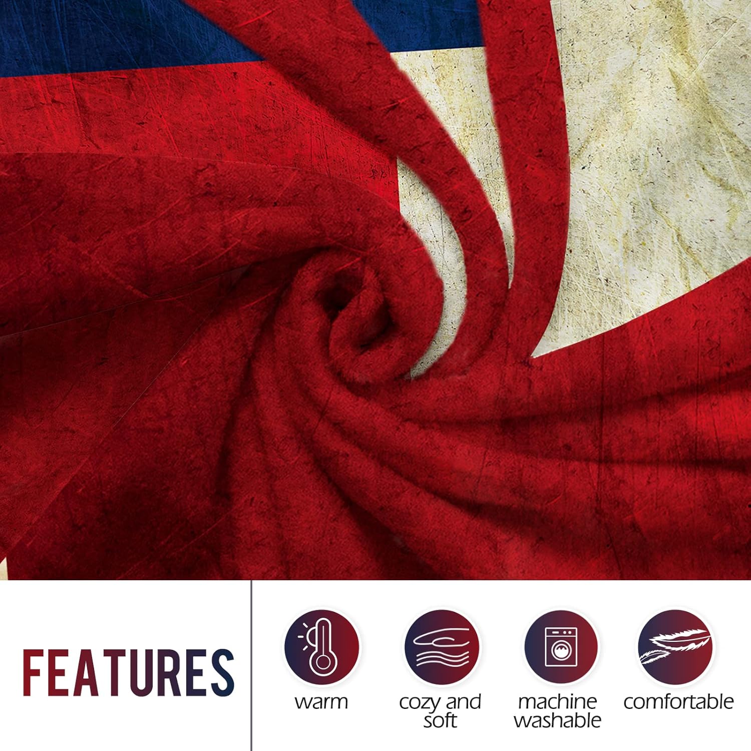 Levens Texas Flag Throw Blanke - Home Textiles Usa ulasan dan harga