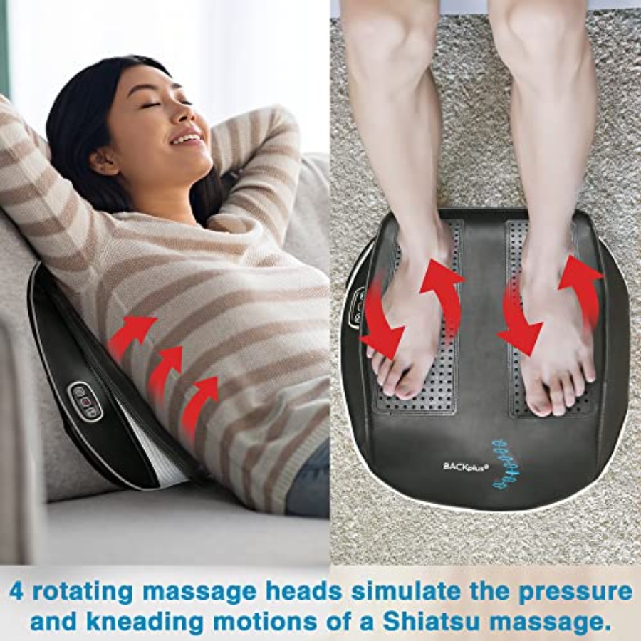 Shiatsu Massage Pad with Heat  - Heated Pad Electric ulasan dan harga