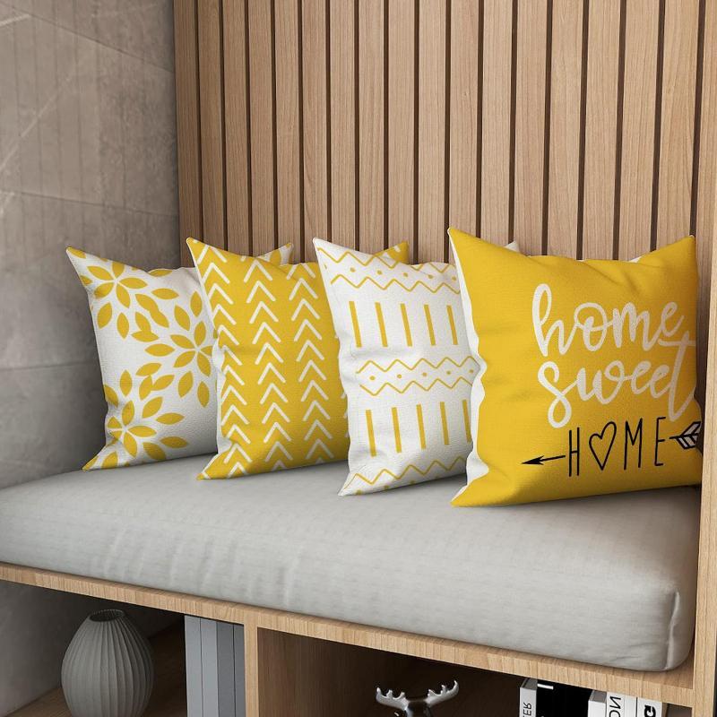 Geometric Pattern Pillow Case  - Home Textiles Usa ulasan dan harga