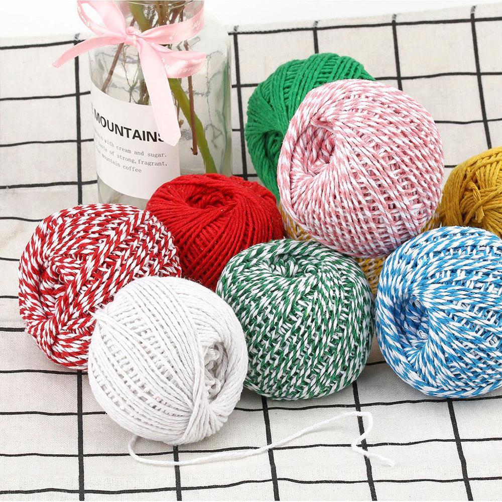 Two Colors Cotton Bakers Twine - Home Textiles Com ulasan dan harga