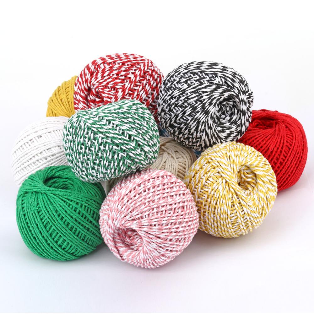Two Colors Cotton Bakers Twine - Home Textiles Com ulasan dan harga