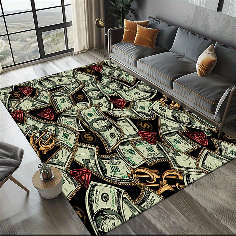 Luxurious Dollar Bill Design A - Home Textiles Design ulasan dan harga