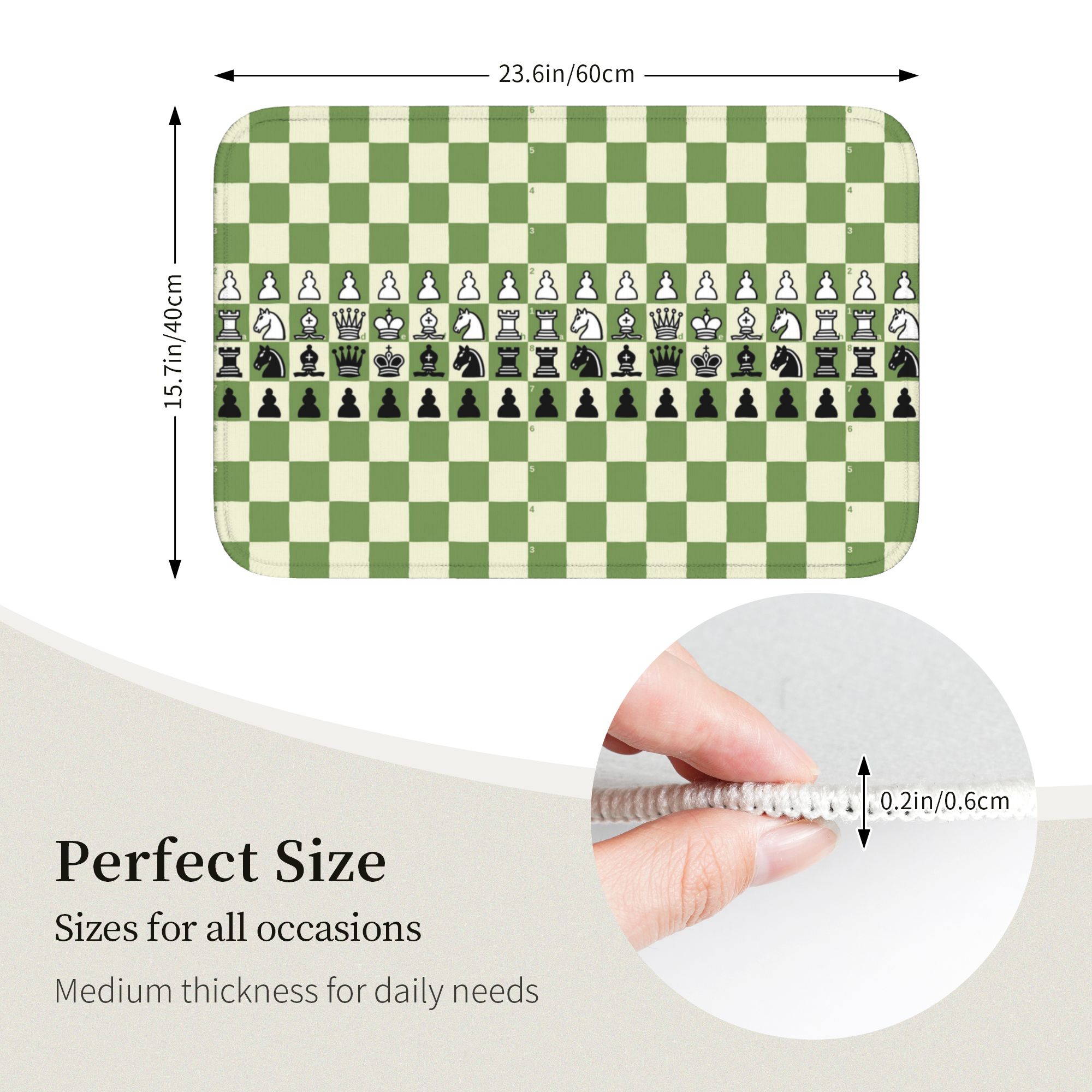 Chess com ChessBoard Doormat A - Home Textiles Com ulasan dan harga