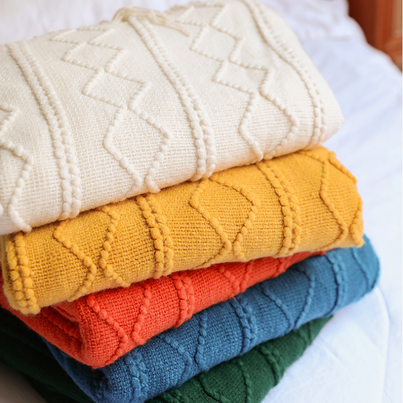 Textile City Diamond Knit Thro - Home Textiles City ulasan dan harga