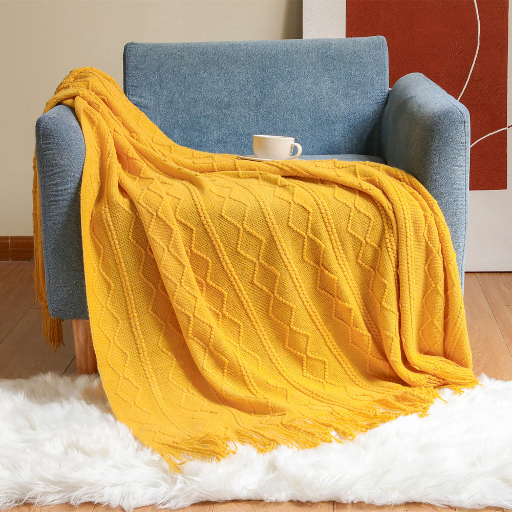 Textile City Diamond Knit Thro - Home Textiles City ulasan dan harga