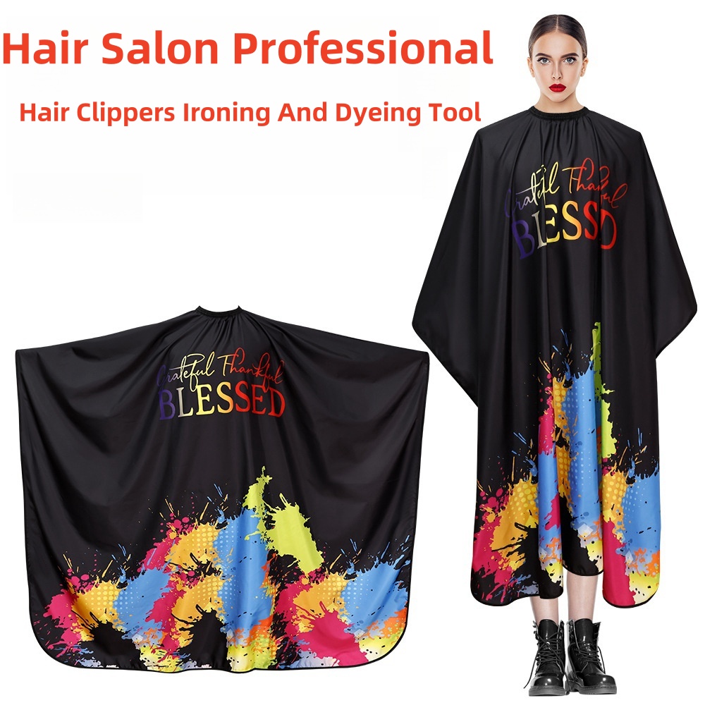 Salon Barber Cape Doodle Camo  - Home Textiles Design ulasan dan harga