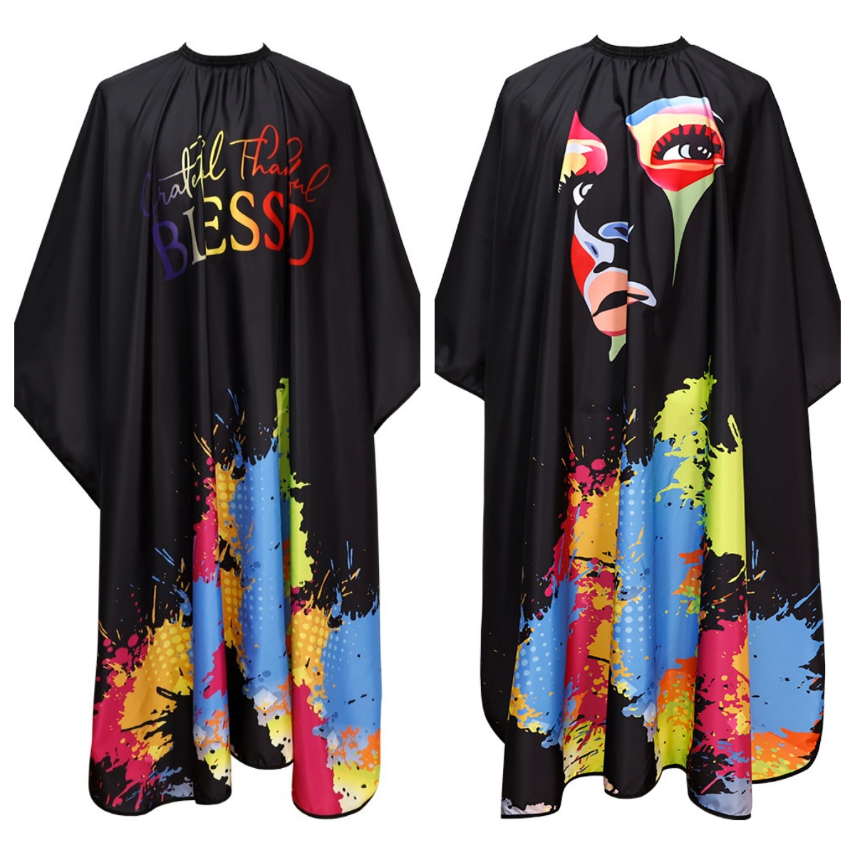 Salon Barber Cape Doodle Camo  - Home Textiles Design ulasan dan harga