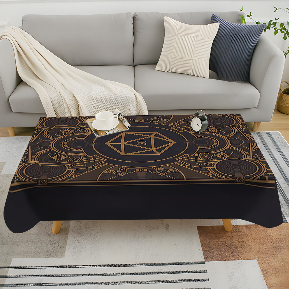 Steampunk Black Golden Gear Pa - Home Textiles Usa ulasan dan harga
