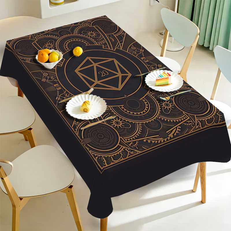 Steampunk Black Golden Gear Pa - Home Textiles Usa ulasan dan harga