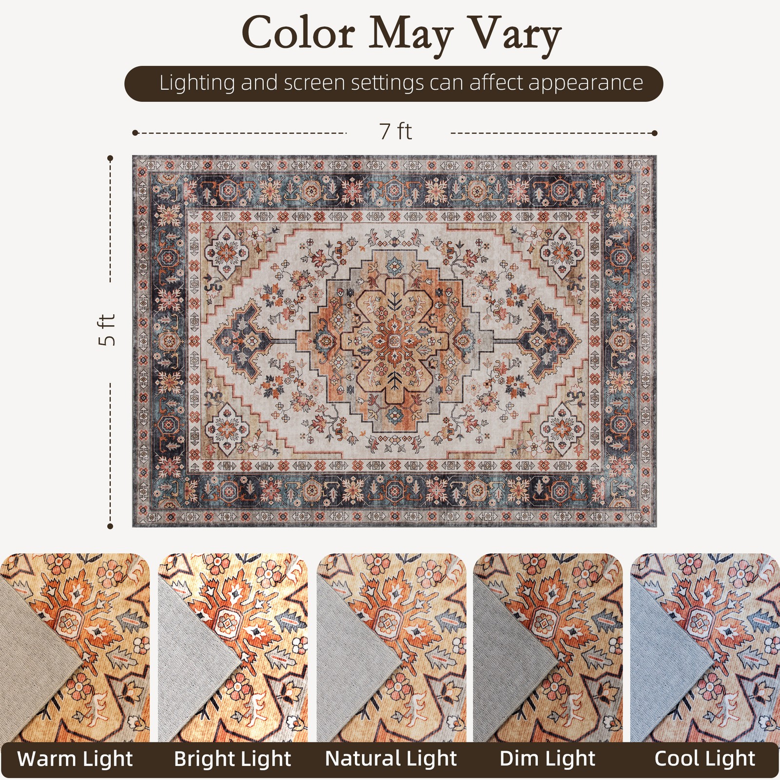 Area Rug 5x7, Machine Washable - Home Textiles China ulasan dan harga
