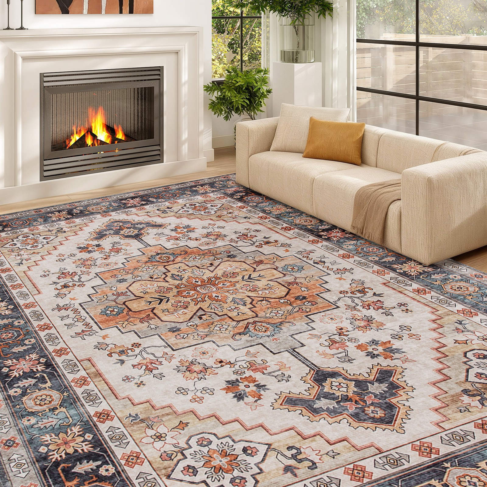 Area Rug 5x7, Machine Washable - Home Textiles China ulasan dan harga