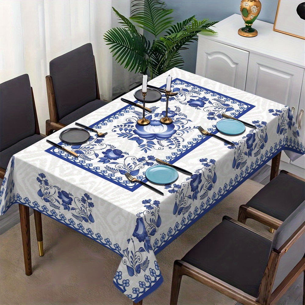 Country Style Square Tableclot - Home Textiles Usa ulasan dan harga