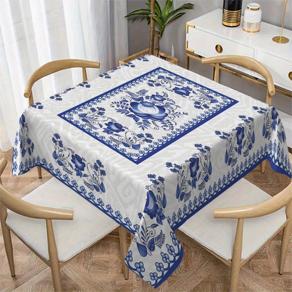 Country Style Square Tableclot - Home Textiles Usa ulasan dan harga