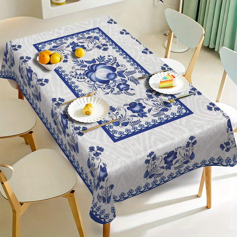Country Style Square Tableclot - Home Textiles Usa ulasan dan harga