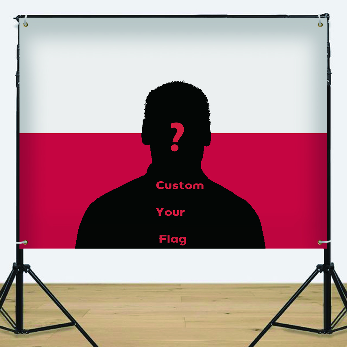 1Pc Custom Photo Polyster Flag - Home Textiles Usa ulasan dan harga