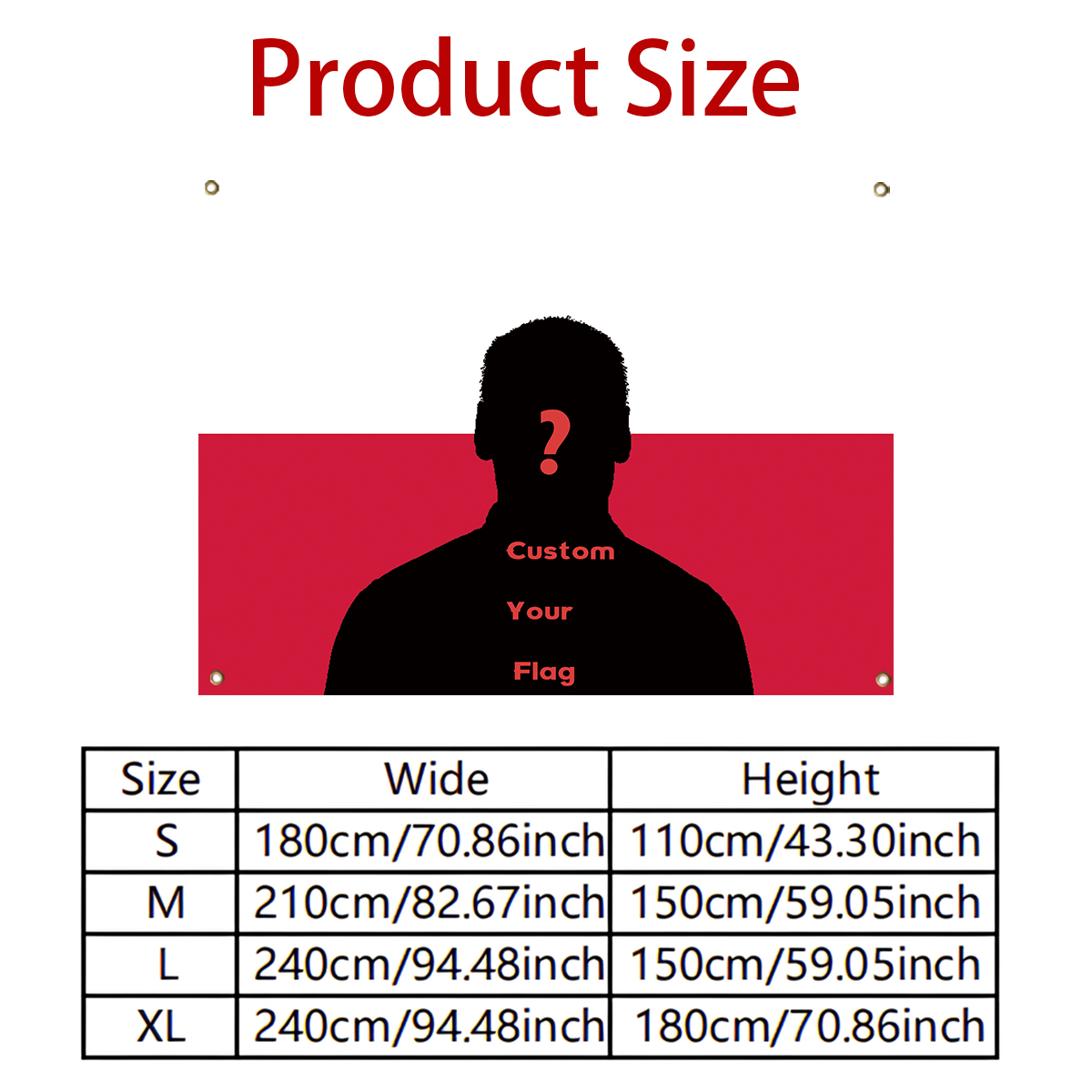 1Pc Custom Photo Polyster Flag - Home Textiles Usa ulasan dan harga