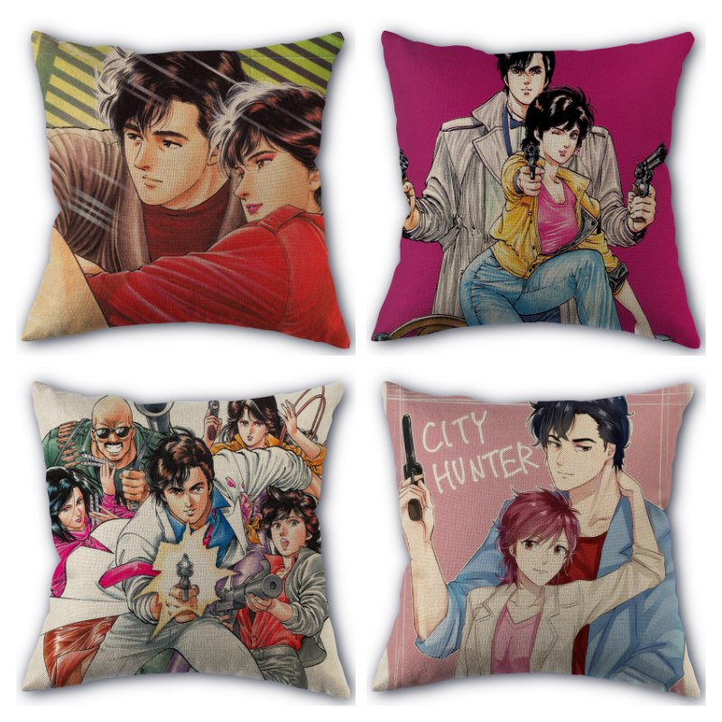 Custom Pillowcase City Hunter  - Home Textiles City ulasan dan harga