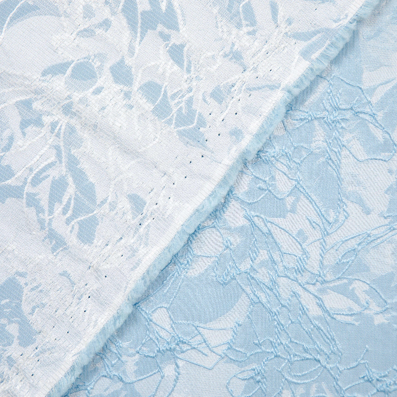 Designer Light Blue Floral Jac - Home Textiles Design ulasan dan harga