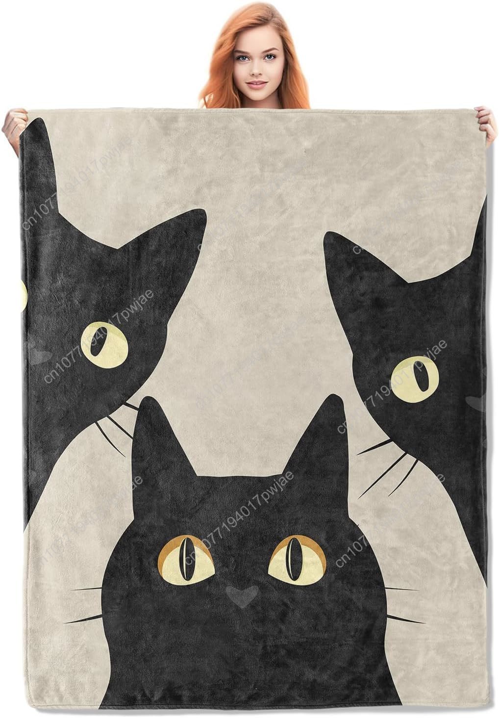 Funny Cat Blanket Gifts for Wo - Home Textiles Usa ulasan dan harga
