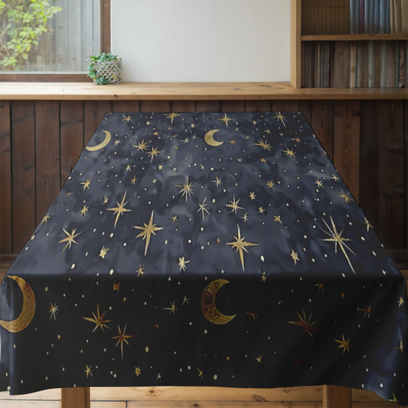 Stylish Dark Blue Stars Moon T - Home Textiles Com ulasan dan harga