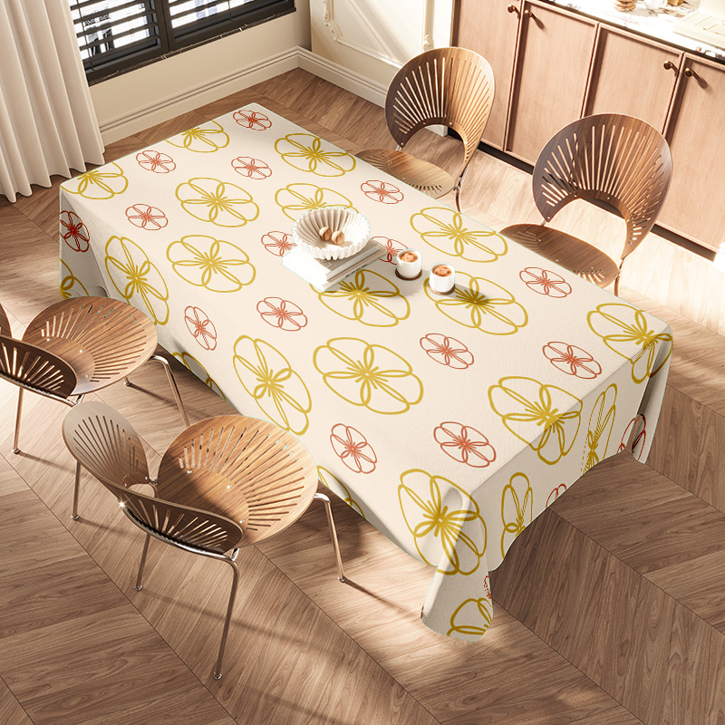 Modern Home Floral Print Table - Home Textiles Com ulasan dan harga