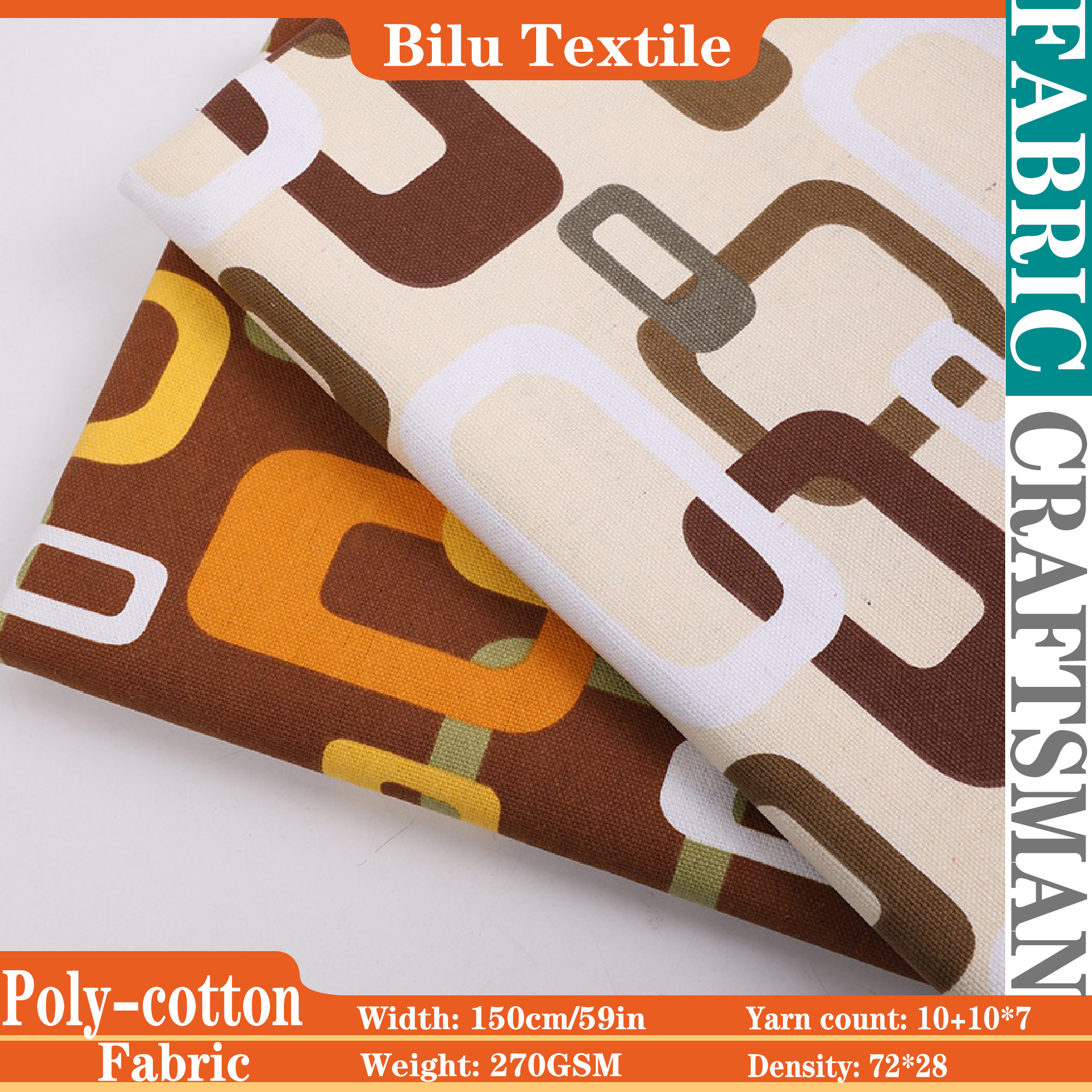 Poly-Cotton Canvas Fabric - De - Home Textiles Design ulasan dan harga
