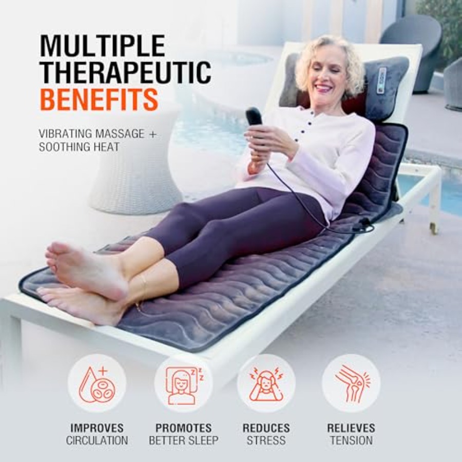 Powermat Full Body Massage Mat - Heated Pad Electric ulasan dan harga